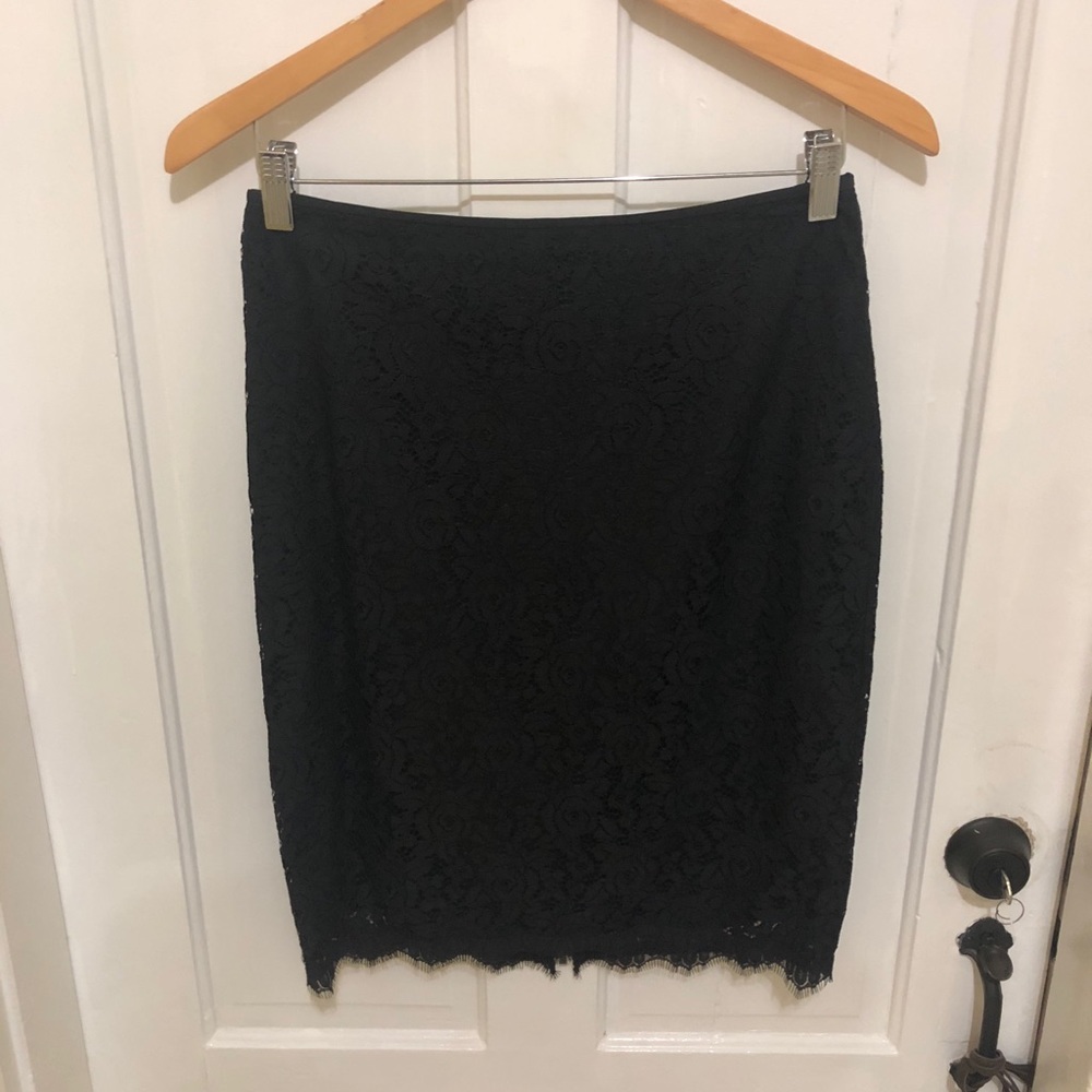 D.V. lace pencil skirt